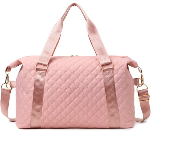 Sjtoer® - Sac week-end - Sac de sport femme - Sac de voyage - Sac de Fitness - Sac de sport - Bagage à main - Sac de Sport - Rose