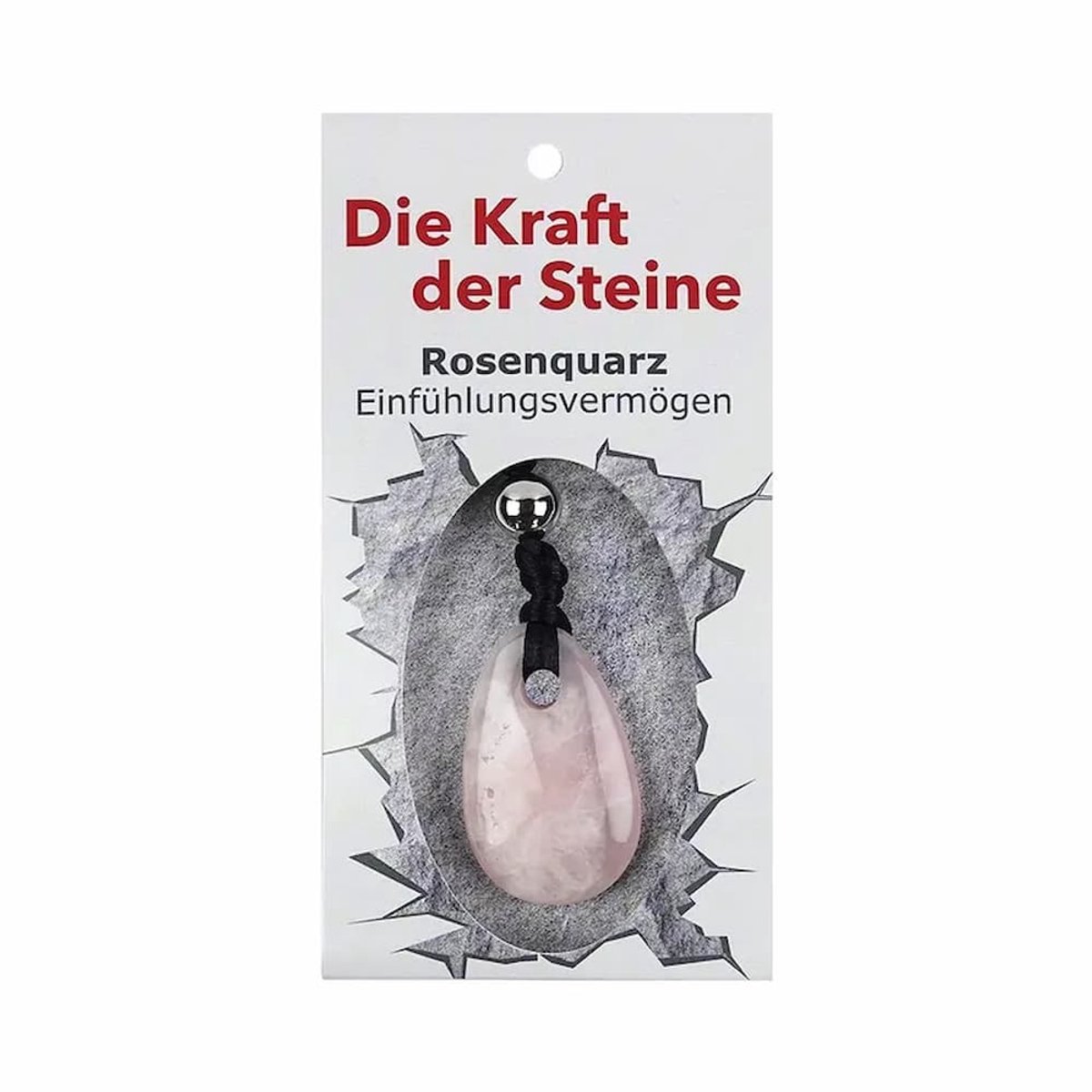 Hanger met Krachtsteen Rozenkwarts