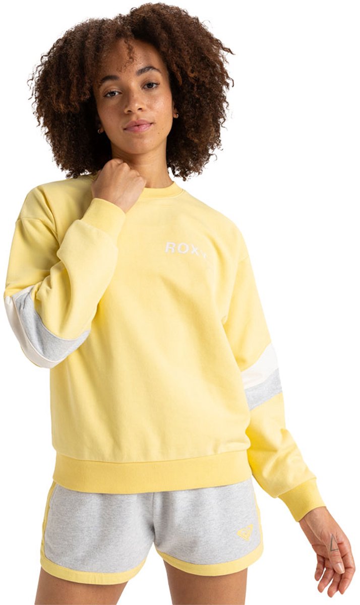 Roxy Essential Energy Cb2 Sweatshirt L Vrouw Lemon Meringue
