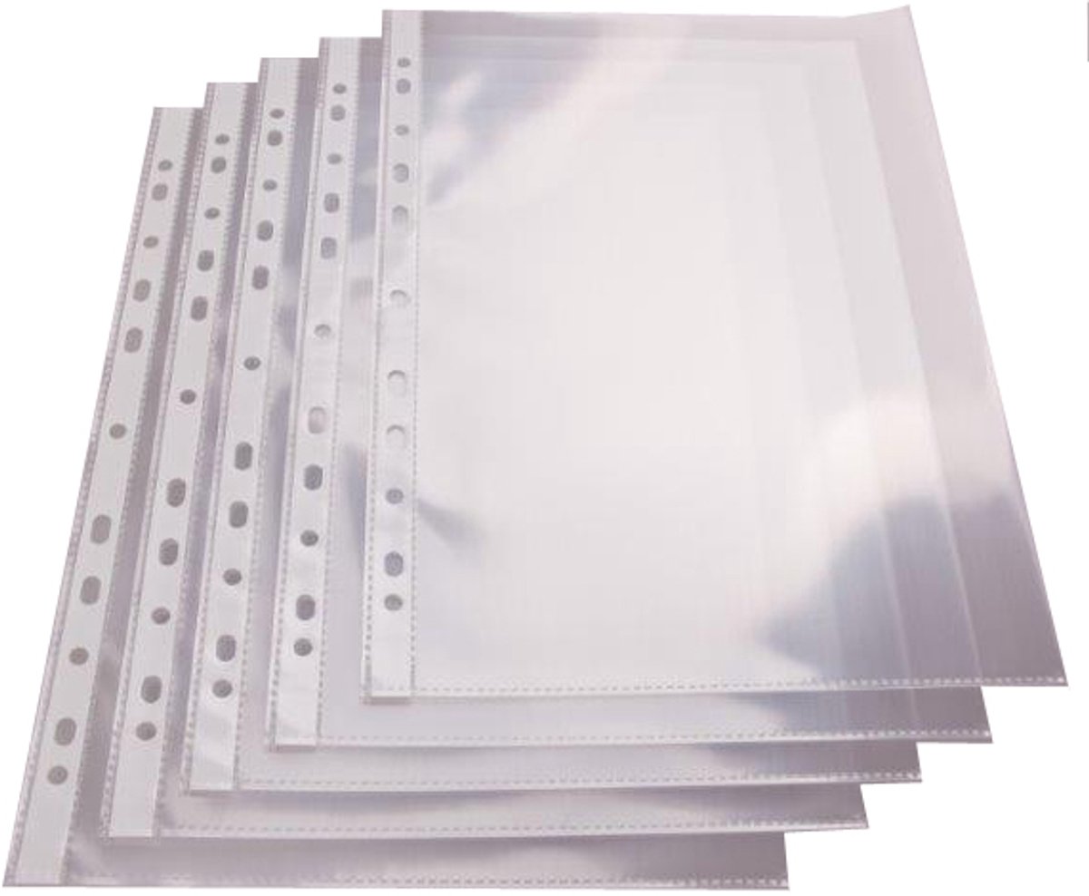 proOFFICE Insteekhoezen A4, PP-folie, glashelder, 70 micron