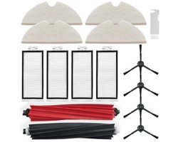 Geschikt voor Roborock Q5Pro/Q5 PRO+/Q8 Max /Q8 Max + Accessoires voor stofzuigers: filter, zijborstels en hoofdborstelset vervangingsonderdeel-15 stuks