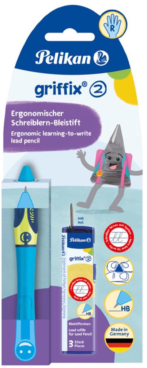 PELIKAN vulpotlood Griffix B2LPR Lovely Pink rechtshandig/B