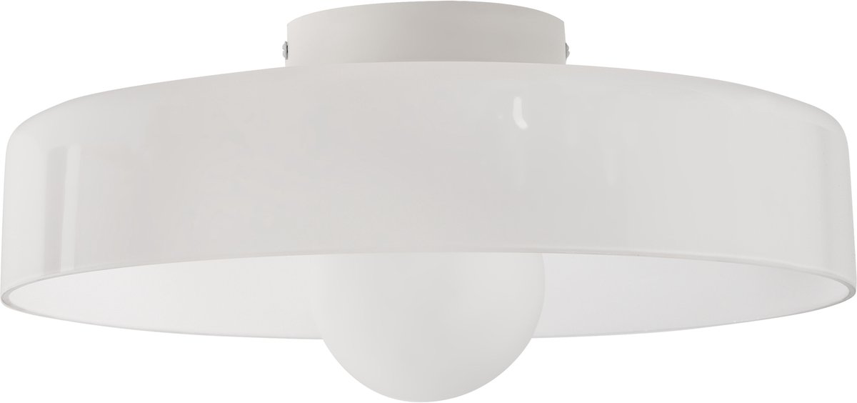 LUGUSE - Plafondlamp - Wit - Glas