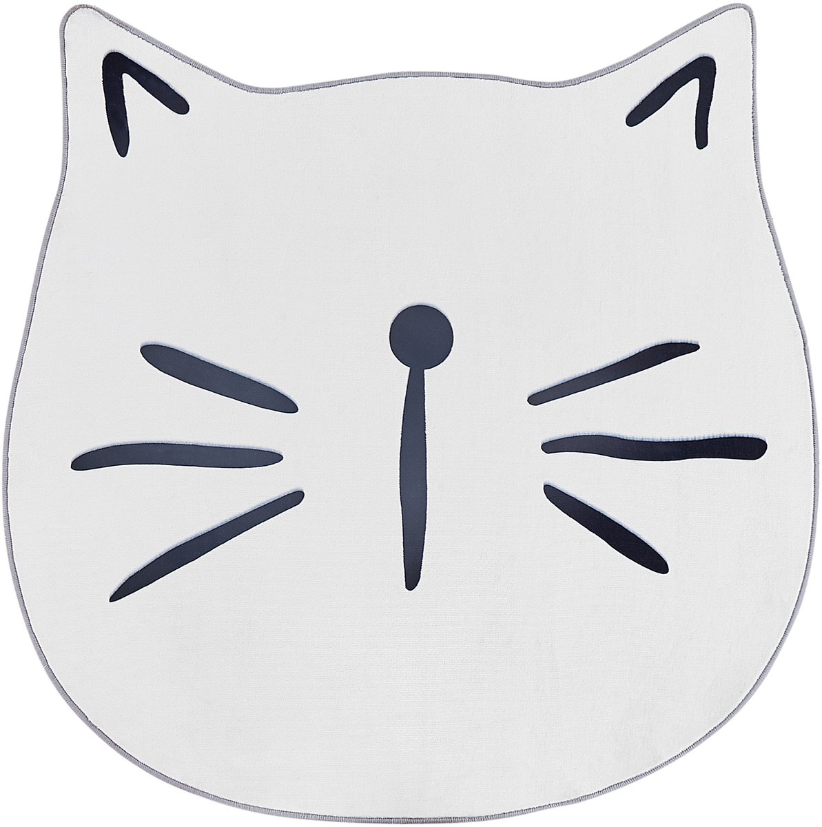KITTY - Kindervloerkleed - Wit - 100 cm - Polyester