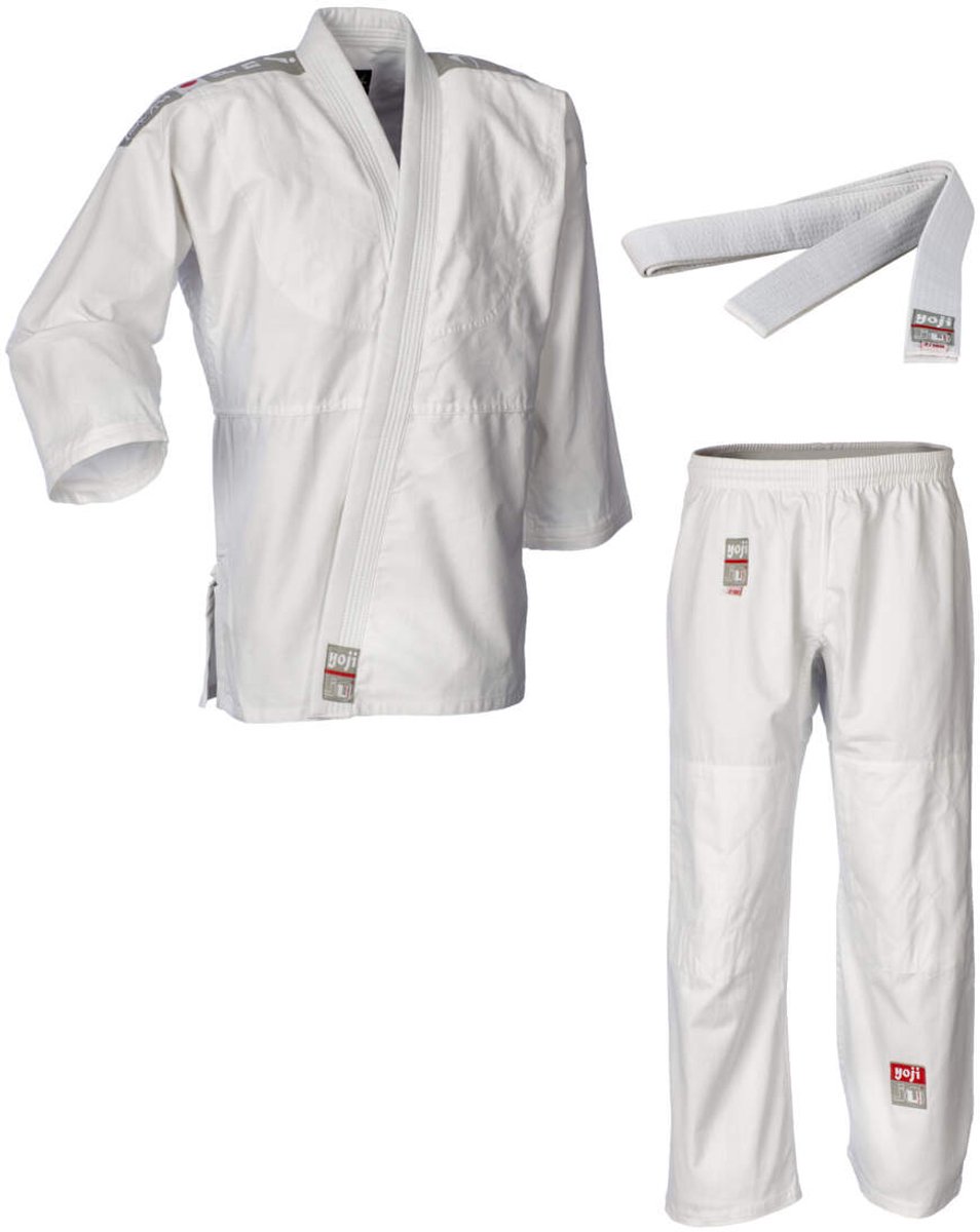 Ju-Sports Judopak Kinderen 'Yoji' - Wit - met band (Beschikbaar in verschillende maten)