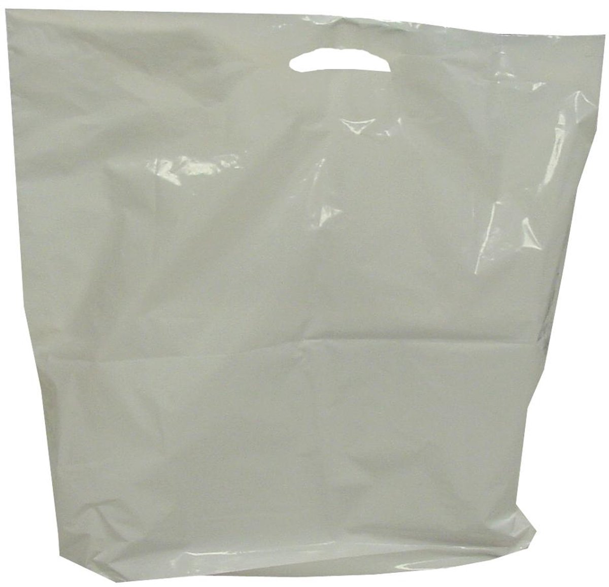 HAPPEL LDPE draagtas, 550 x 50 x 600 mm, wit
