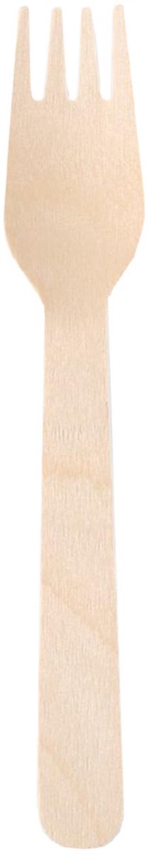 NATURE Star houten vork, gewaxst, 160mm, 100 stuks