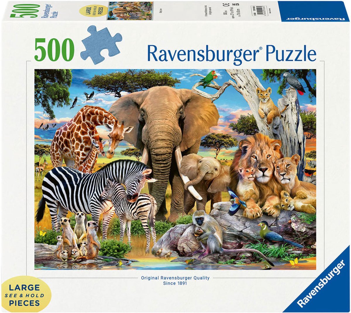 Ravensburger puzzel Baby Love - Legpuzzel - 500 Large Format stukjes — afbeelding 4