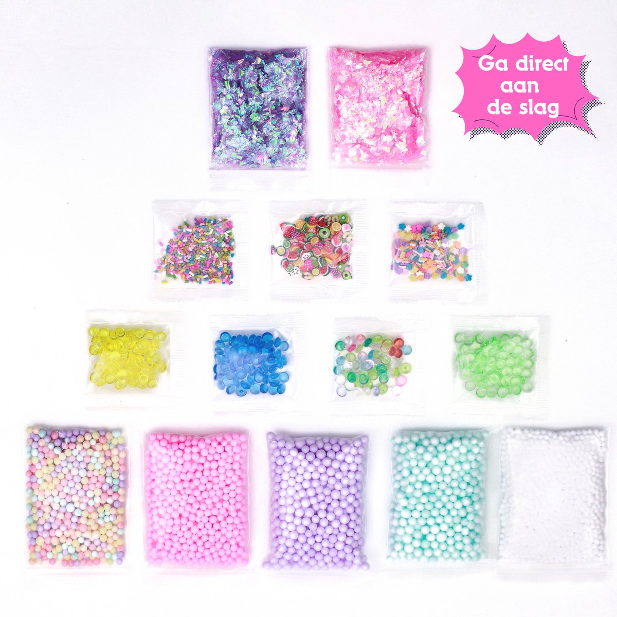 Allerion Unicorn Slijm Kit - Compleet Kant-en-Klaar Slijmpakket voor Kinderen - Sensorisch Speelgoed Pakket - Knutselpakket Jongens & Meisjes - Maak je eigen Glitter Slime — afbeelding 6