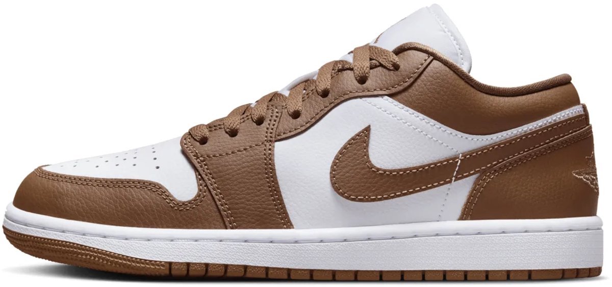 Nike Air Jordan 1 Low Dames Sneaker Bruin