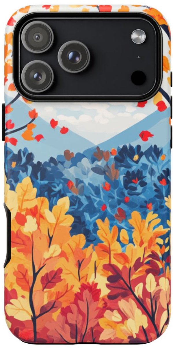 Kleurrijke Herfstbomen en Bladertooi – Telefoonhoesje Geschikt voor iPhone 17 Pro Max
