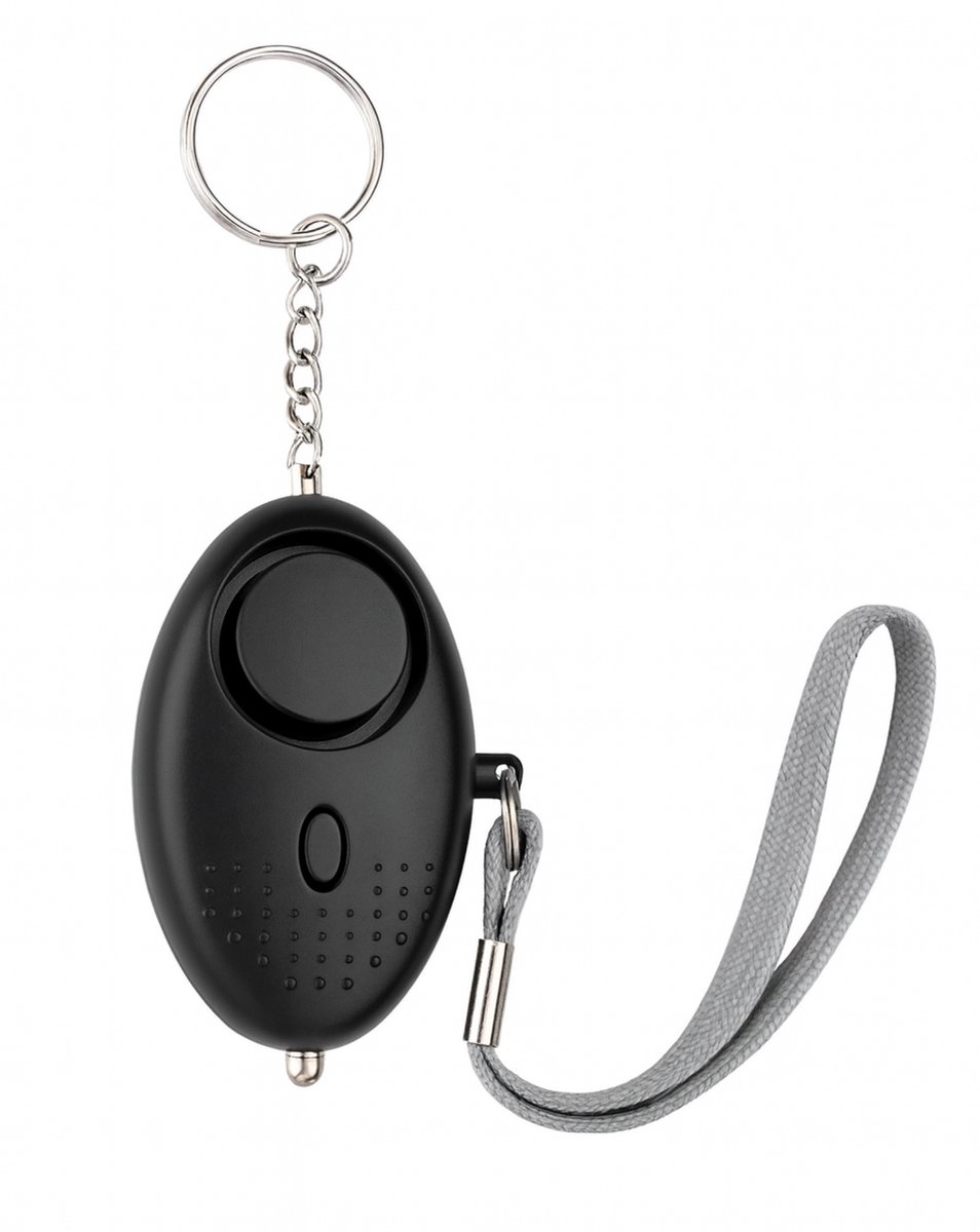 Cruva Persoonlijk Zakalarm - 140DB - Paniek Alarm - Zelfverdediging - Sirene - Sleutelhanger - Persoonlijk Alarm - Inclusief Zaklamp - Inclusief Handleiding