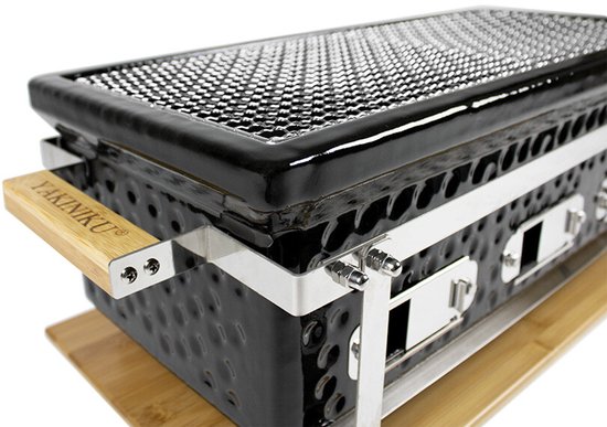YAKINIKU Shichirin - LARGE - Rechthoekig - 55,5x25,5 cm - Keramiek - 4-8 Personen - Konro & Yakitori Grill - Japanse Tafelgrill van Yakiniku — afbeelding 3