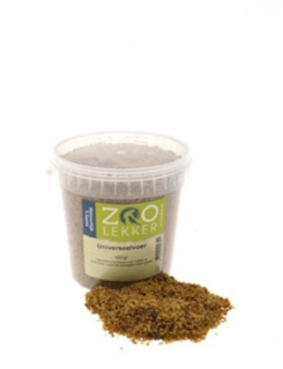 Zoolekker Universeelvoer voor vogels - aanvullend diervoeder met zaden, vruchten en mineralen, 650 gram