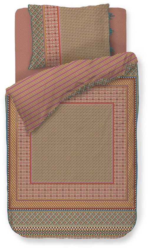 Pip Studio Bogolan dekbedovertrek - Eenpersoons - 140 x 200/220 cm - Multi van Pip Studio — afbeelding 2