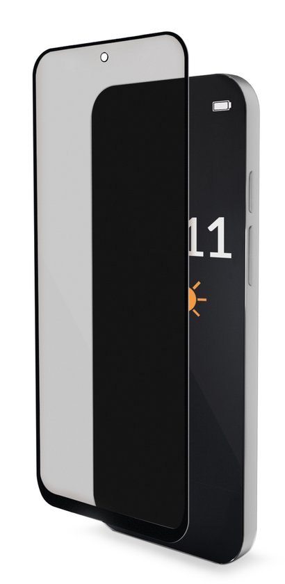 Protecteur d'écran Mobilize adapté au Verres Samsung Galaxy S25 FE | Protection d'écran Mobilize Privacy - Compatible avec les coques - Zwart