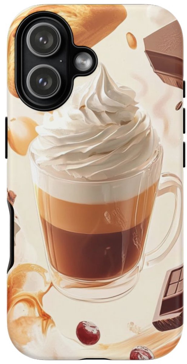 Dynamisch Koffie- en Zoetighedenontwerp – Telefoonhoesje Geschikt voor iPhone 17