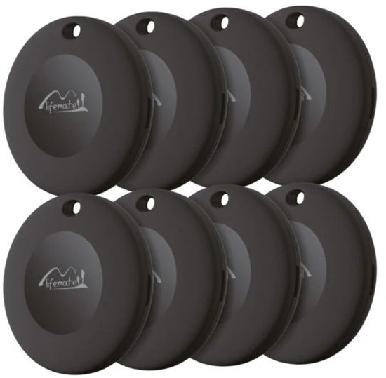 Lifemate - Life Tag - Android / Google Find My Device - Android Tracker - Android Smarttag - 8 Pack