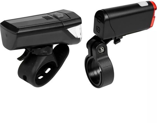 Benson Fietslamp LED set - voor / achterlicht - waterbestendig IPX4 - inclusief batterijen — afbeelding 2
