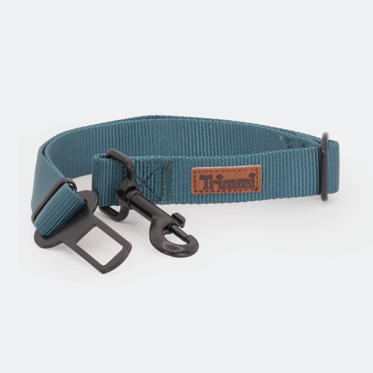 Nylon autogordel petrol - Autogordel hond - Autogordel verlengerstuk - Autogordel clip - Autoriem hond - Autoriem hond autogordel - Gordelclip - Gordel - hondenhalsband met naam - Halsbanden, riemen & tuigen - Trimmi