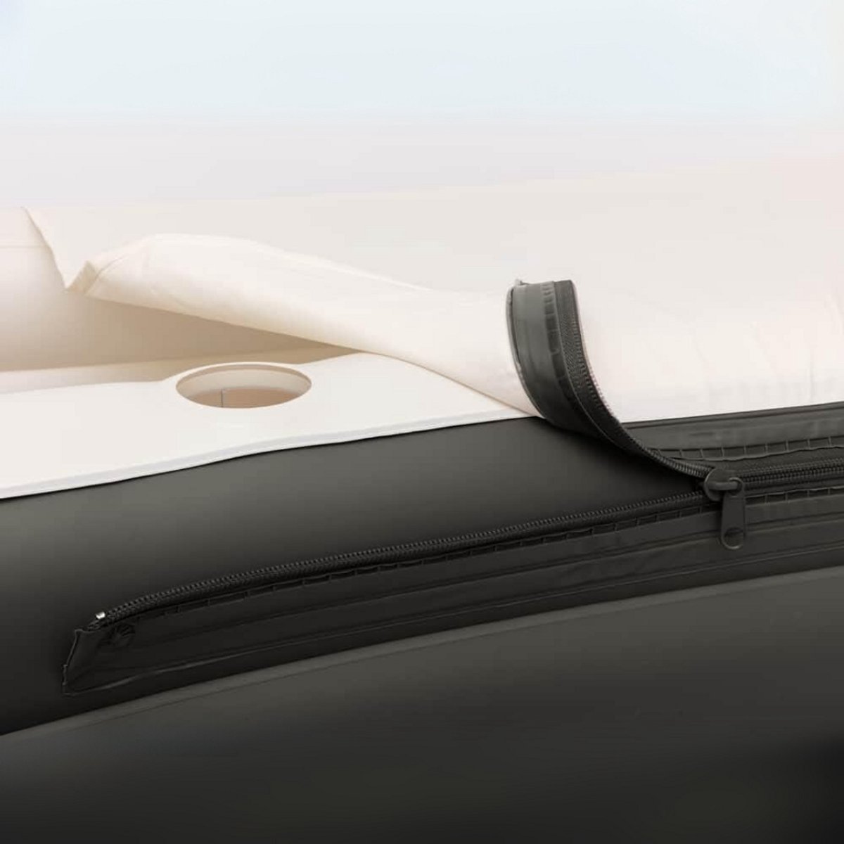 SCH Jacuzzi Opblaasbaar - Jacuzzi - Zwart - 160cm x 160xm x - afbeelding 3