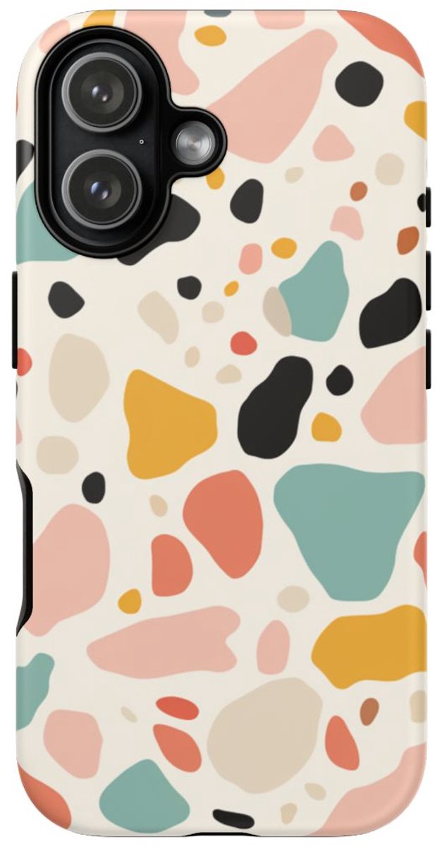 Kleurrijk Terrazzo-Patroon – Telefoonhoesje Geschikt voor iPhone 17