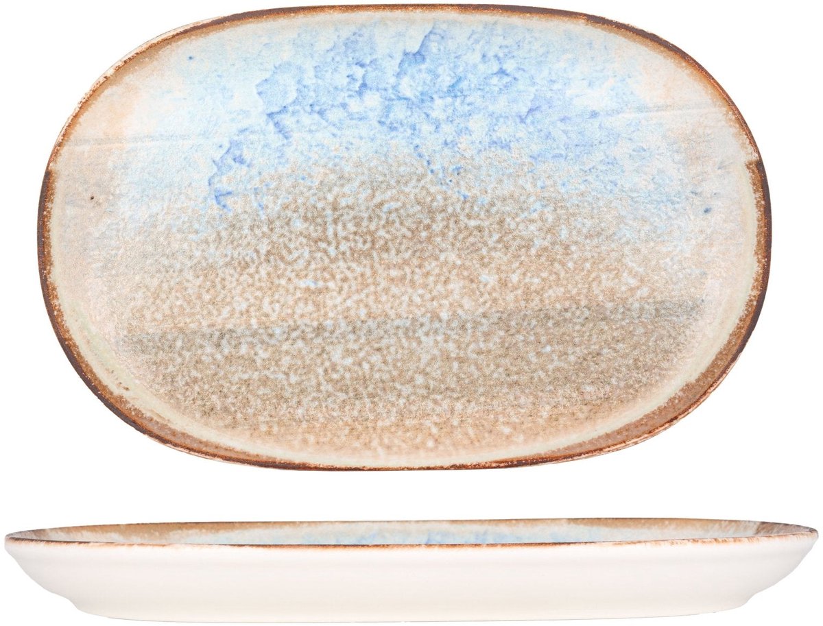 ID Fine Serveerschaal - Delta - Porselein - 33 cm - set van 2