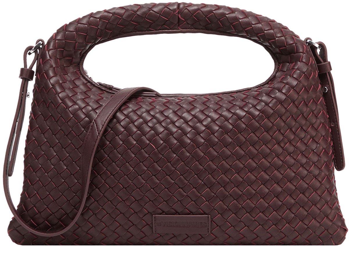 Les Visionnaires Sadie Weave Silky - Handtasche (aubergine)