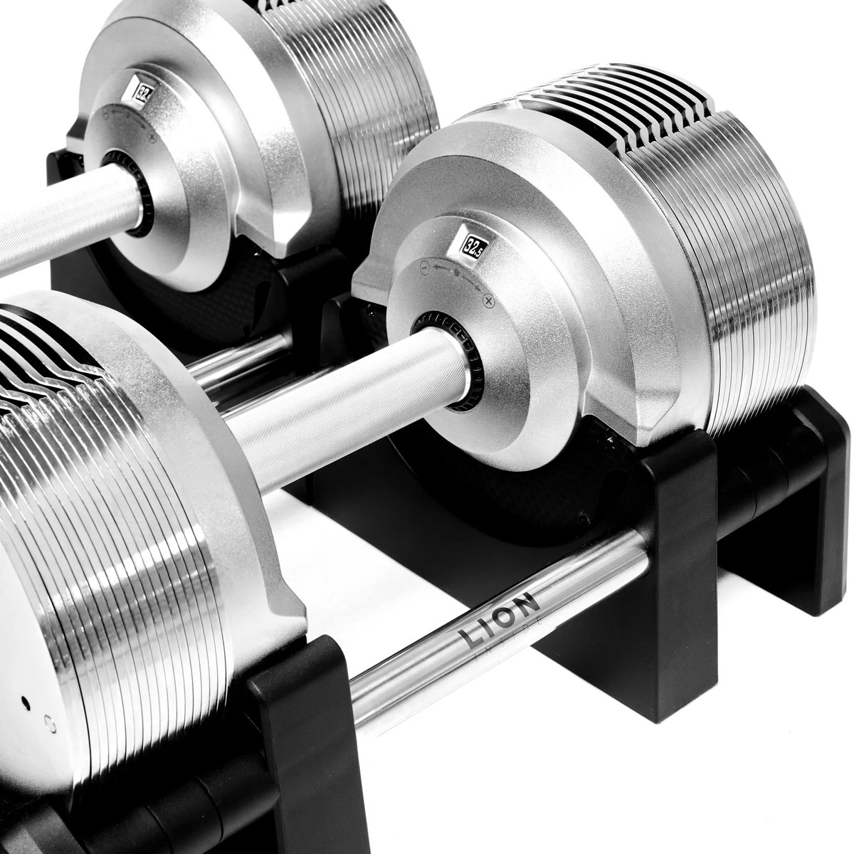 LION® TITANSILVER™ V5 Verstelbare Dumbbells – Set van 2 | 4