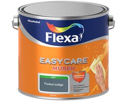 Flexa - Easycare Muren Muurverf - Faded Indigo - Mengverf - 2.5 L