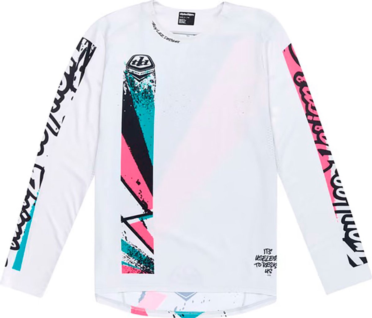 Troy Lee Designs Sprint Langarm Enduro Trui Wit M Man