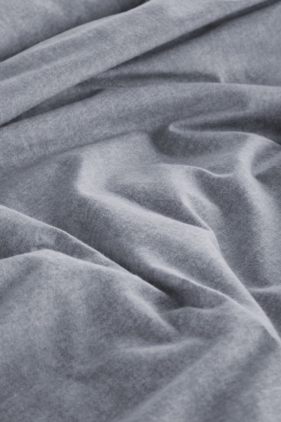 Beddinghouse frost dekbedovertrek - Tweepersoons - 200 x 200/220 cm - Blauwgrijs van Beddinghouse — afbeelding 4