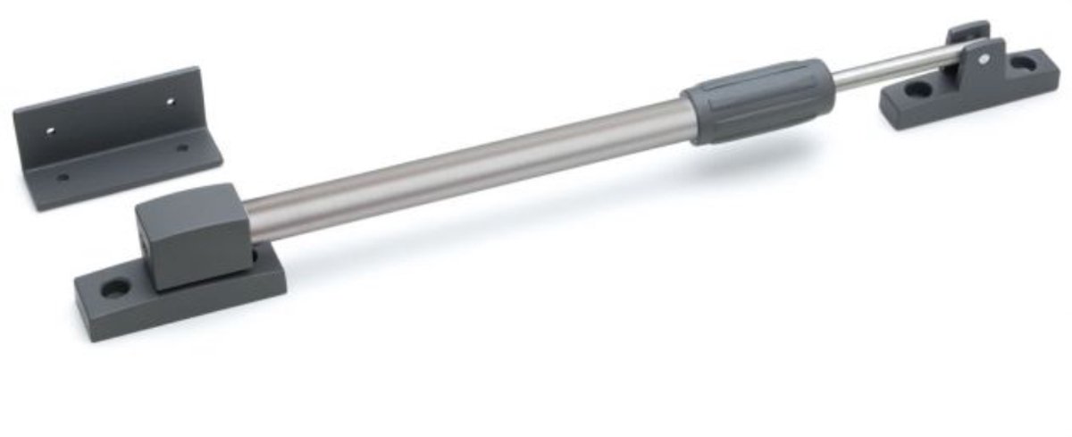 Telescopische raamuitzetter - 380-550mm - RVS/Antraciet