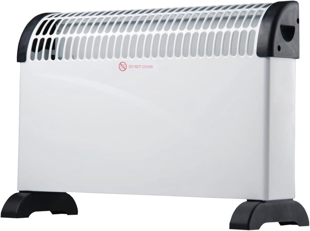 Elektrische Convector Kachel 2000W met Verstelbare Thermostaat en Turbofunctie - Voor Ruim