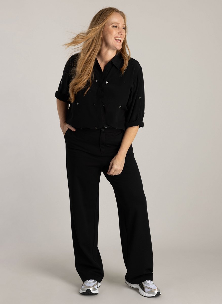 YEST CURVE Faustina Essential Bottoms - Black - maat X-0(44)
