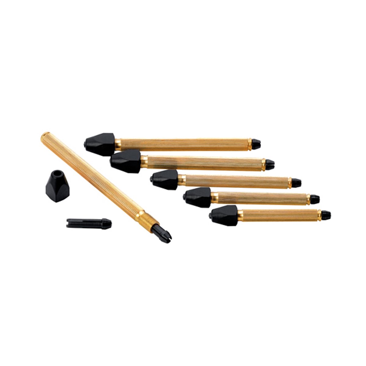 Penklemmenassortiment - met 6 penklemmen - ideaal voor het klemmen van fijn gereedschap en stukken - klembereik tot 3,5 mm