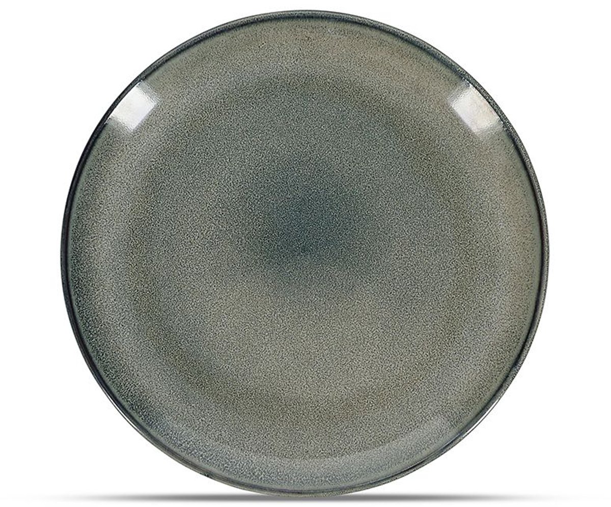 Salt&Pepper Plat bord 20cm groen/blauw Meridian (set van 4)