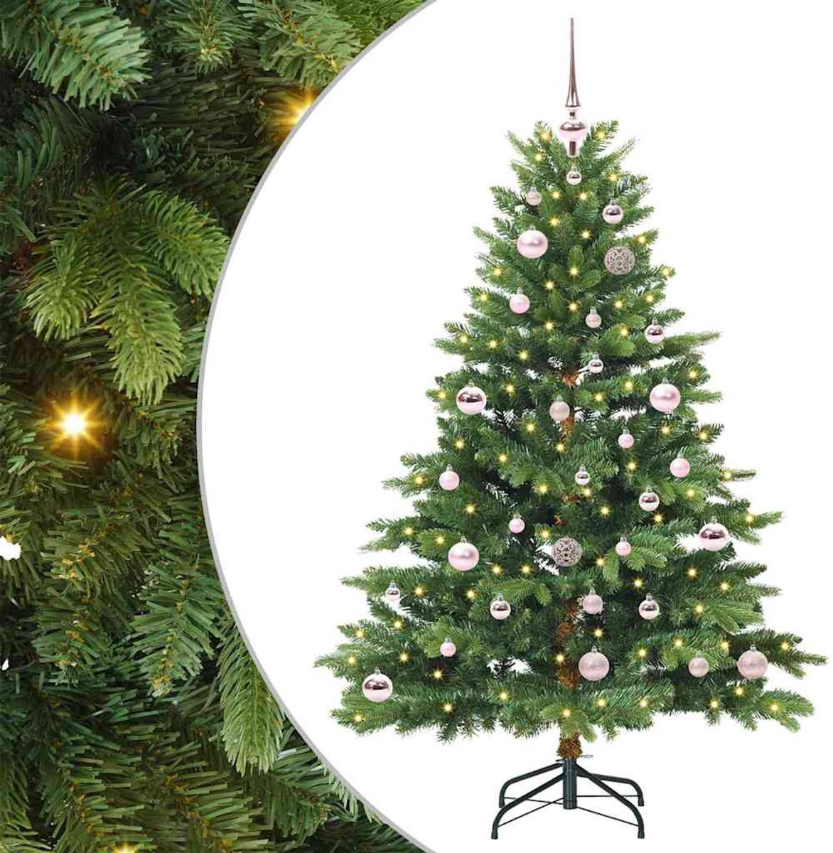 VidaXL Kunstkerstboom Met 150 LED Met Standaard Groe 150 Cm Pe En Pvc 1158930777