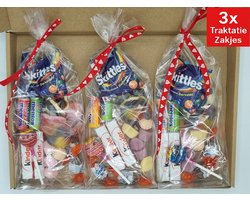 RituwellGift Traktatie Zakjes – Snoep & Chocolade Box – Brievenbus Cadeau – Sinterklaas Pakket