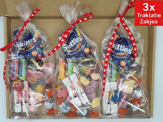 Sacs à friandises RituwellGift – Coffret Snoep et chocolats – Cadeau boîte aux lettres – Coffret Saint-Nicolas