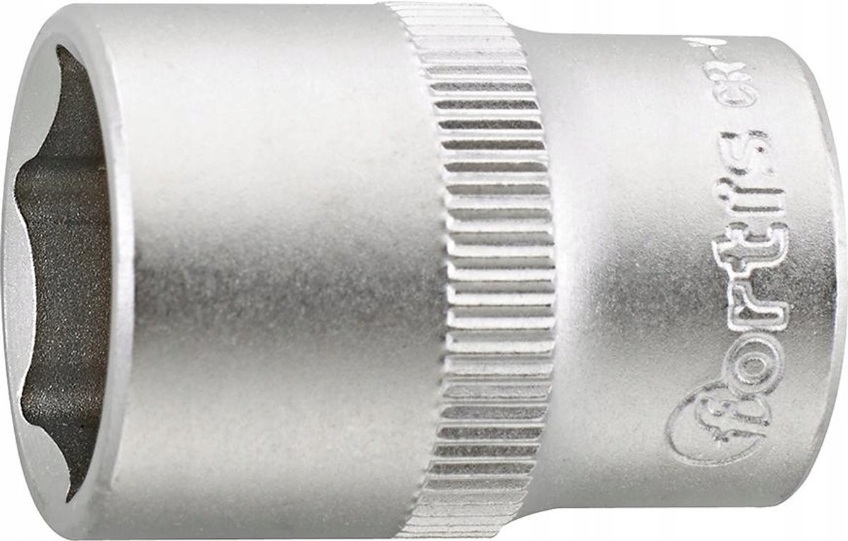 Fortis Dopsleutel 1/4'' 13mm DIN 3124 Chroom-Vanadiumstaal