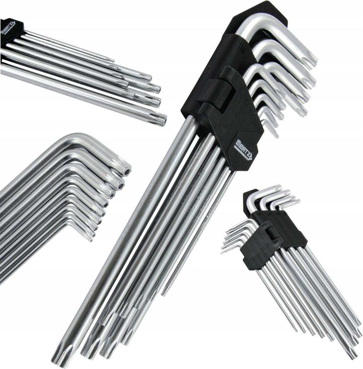 Mertz Torx inbussleutelset 9-delig T10-T50 lang