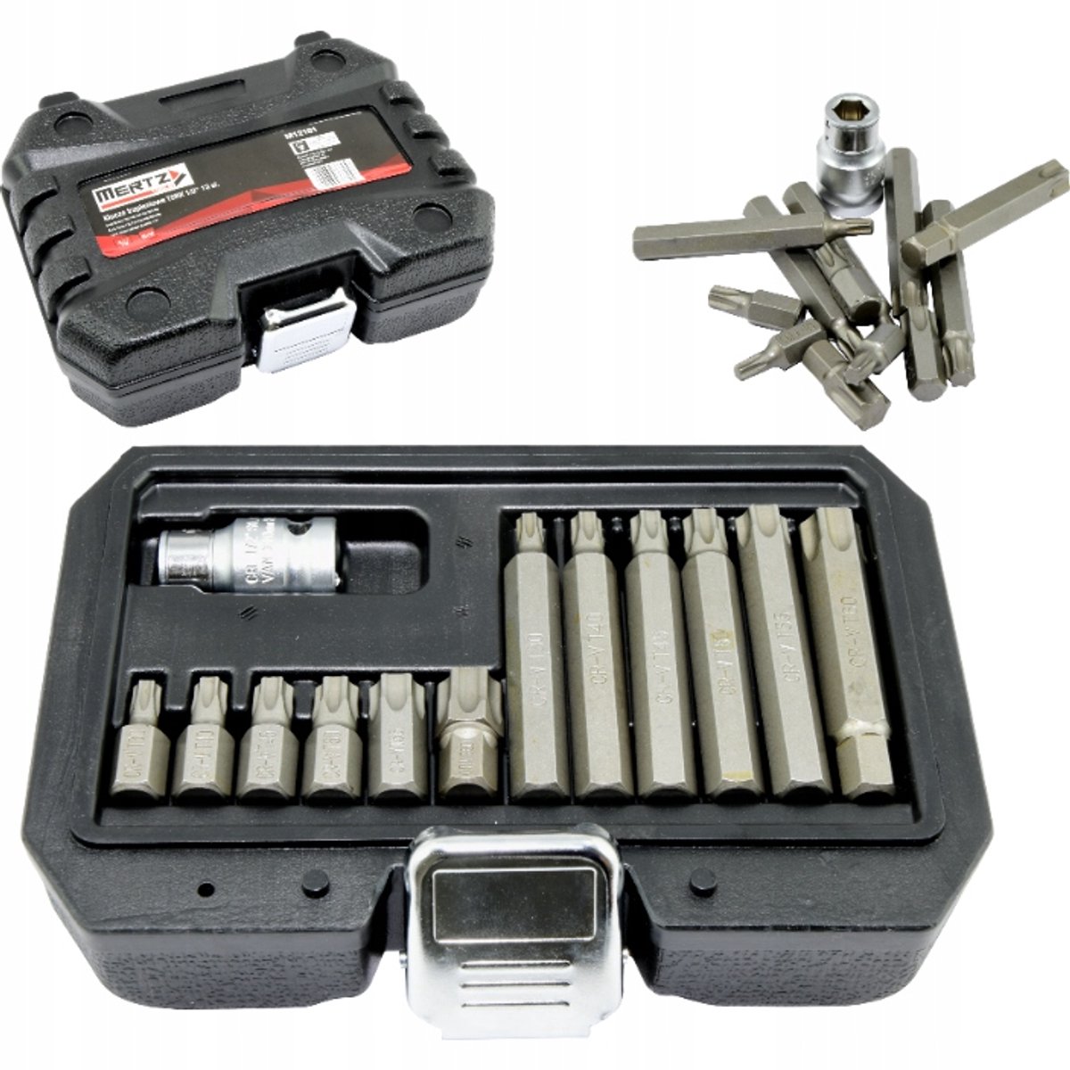 Mertz Torx Bitset 1/2" 13-delig - Kwaliteit Gereedschap