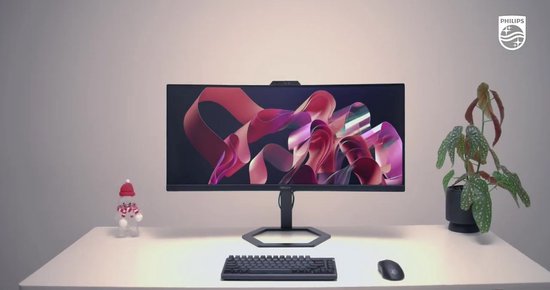 Philips 34E1C5600HE Monitor - 34 inch QHD Ultrawide Curved - USB-C 65W ...