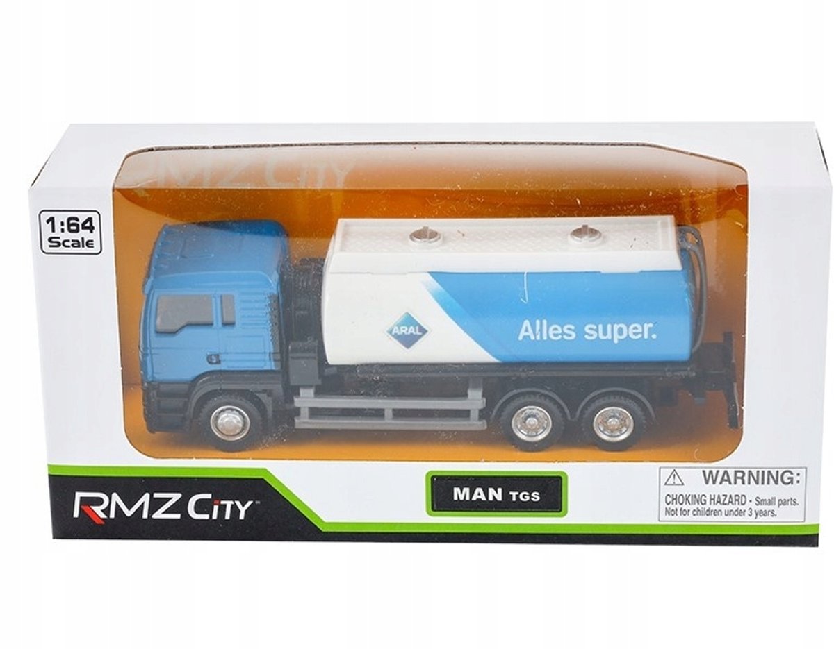 RMZ City MAN Aral Tankwagen Schaal 1:64 Metaal