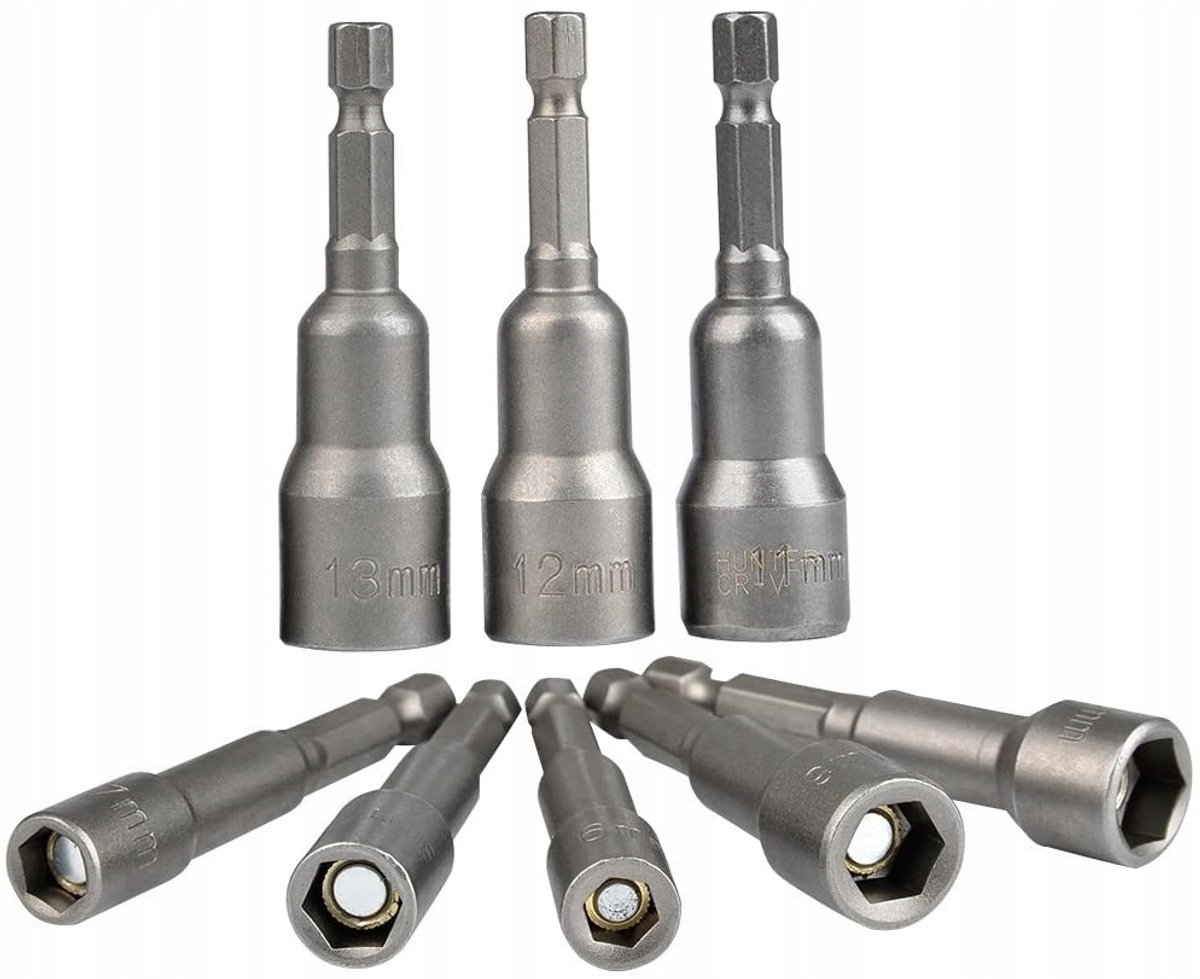 Magnetische Dopset voor Schroefmachine, 8 Delig, 6-13mm