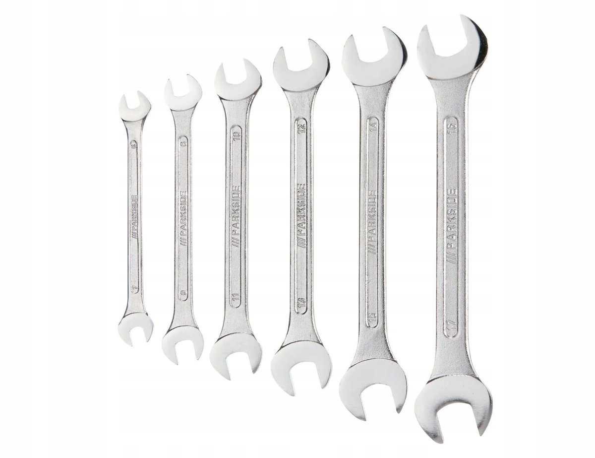 Parkside Dubbele Ringsleutelset 6-17mm - 6 Stuks