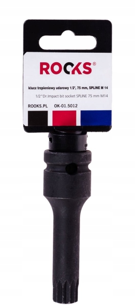 Slagmoersleutel Sleutel 1/2", 75 MM, M14 Spline