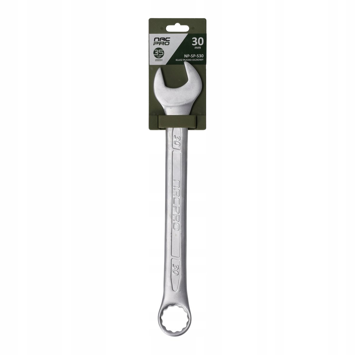 NAC Ringsleutel 30mm Chroom-Vanadium Staal Satijn