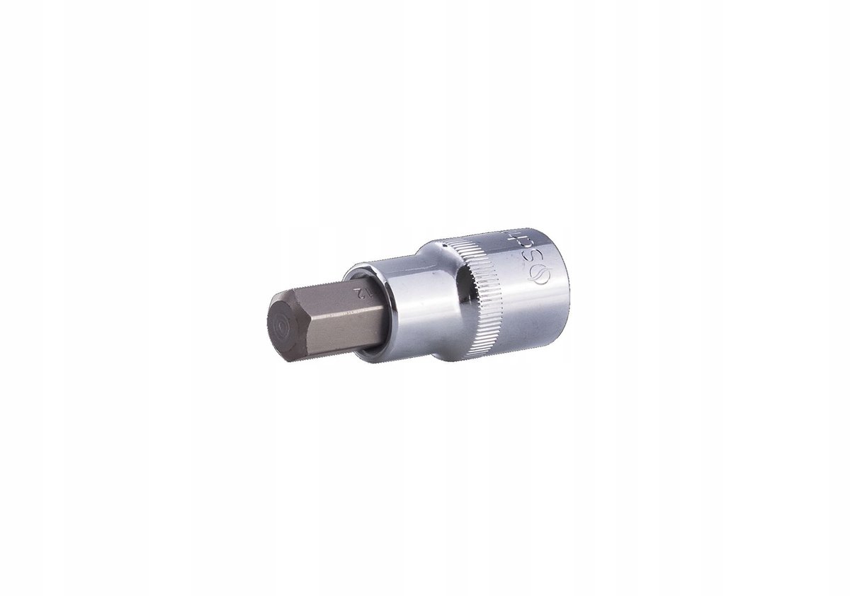 Dopbit met dubbele lengte 1/2" Allen 55 mm 12 mm CrV-staal